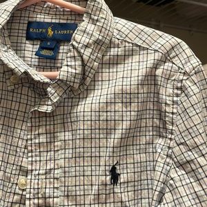 Ralph Lauren plaid long sleeve button down.